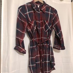 Plaid Maternity Shirt